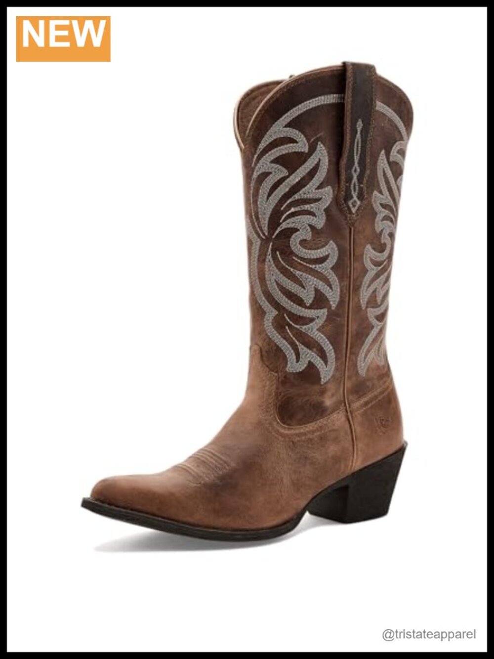Ariat Heritage J Toe Women's Western Boot Leather Knee High Pull-On